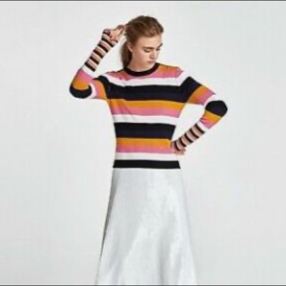 Zara striped sweater
